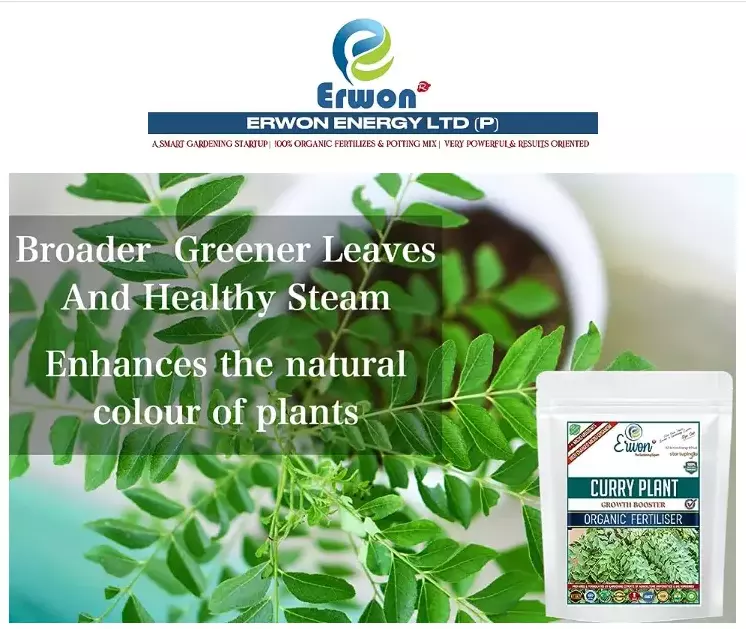 Erwon Curry Plant Growth Booster Organic Fertilizer From Sansar Green