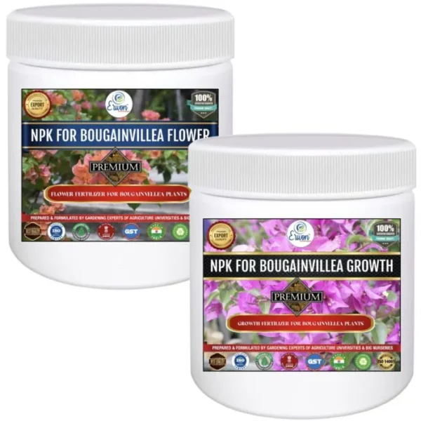 NPK Kit for Bougainvillea Plant (Fruit 200gm + Growth 200 gm) Fertilizer From Sansar Green