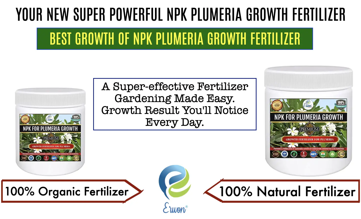 Erwon NPK Plumeria Growth Fertilizer