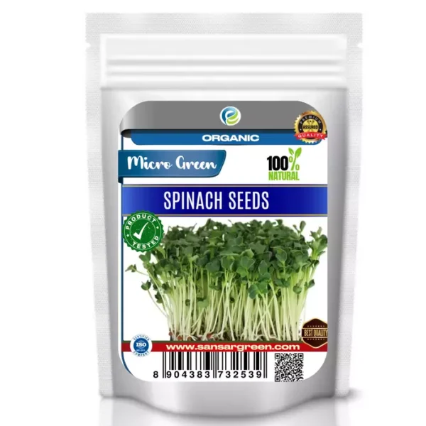 Erwon Spinach Organic Microgreen Seeds From Sansar Green