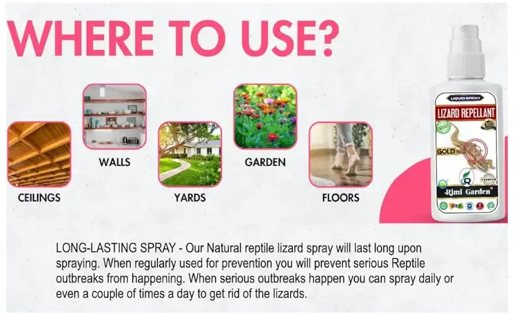 Rimi Garden Lizard Repellant Spray