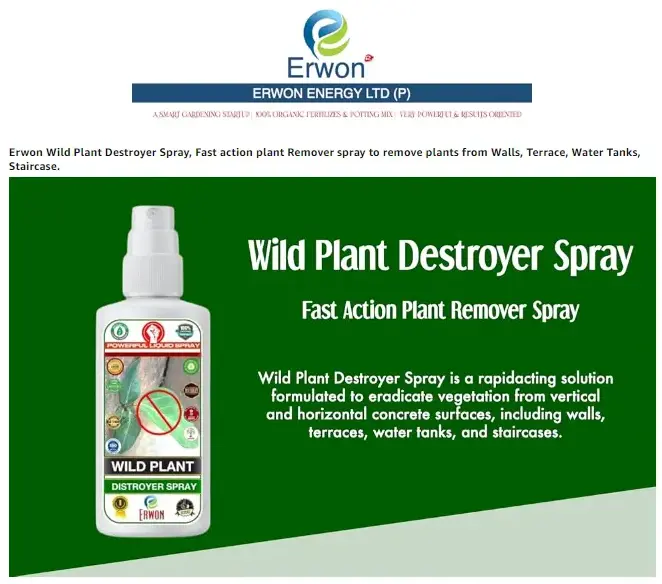 Erwon Wild Plant Destroyer liquid Spray